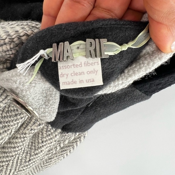 Marie grey black dress with cross body straps in back S - Picture 8 of 8